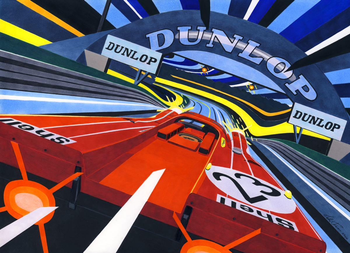 First Victory — motorsport artwork by Miha Furlan