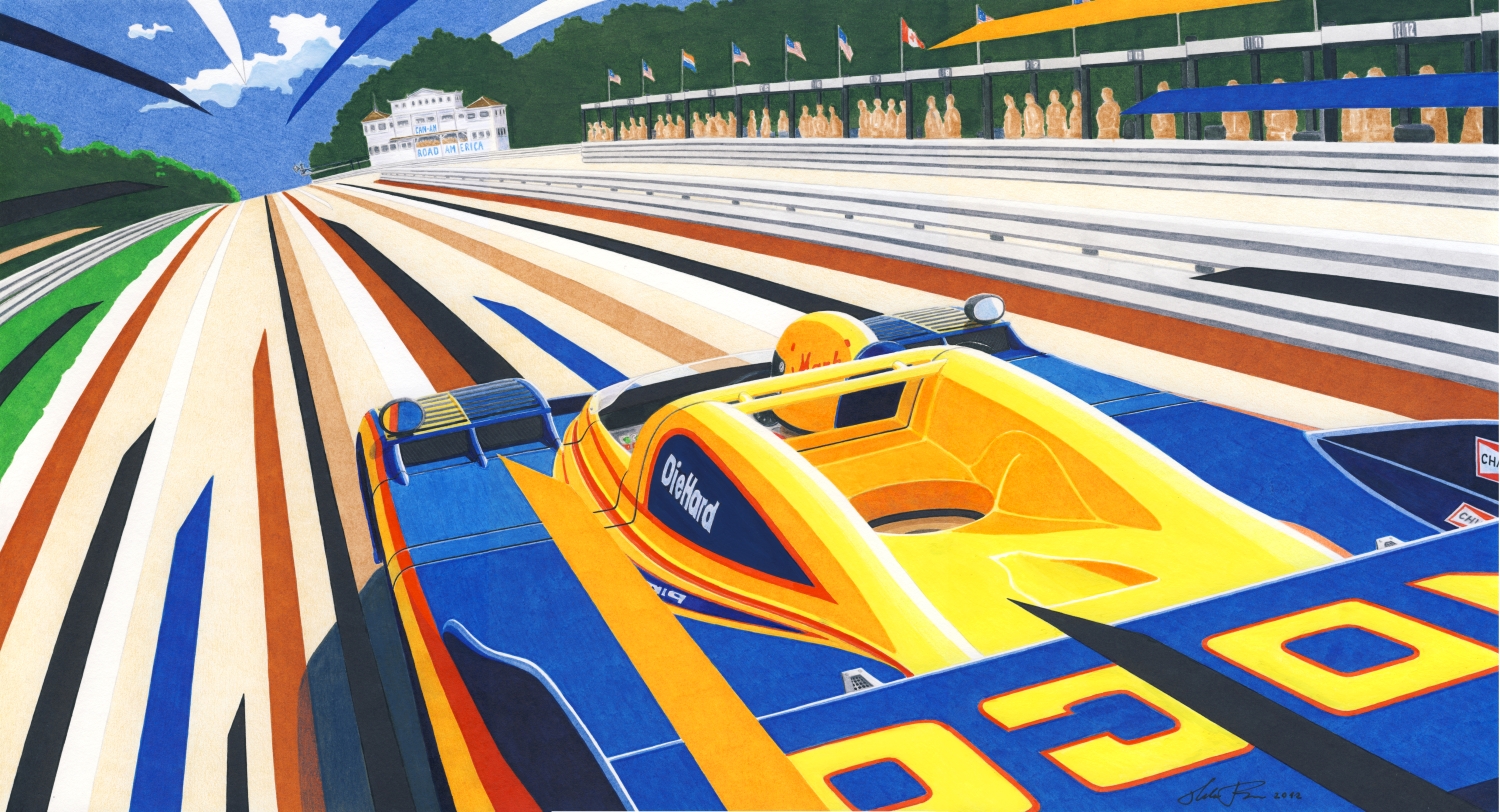 Road America domination! — motorsport artwork by Miha Furlan