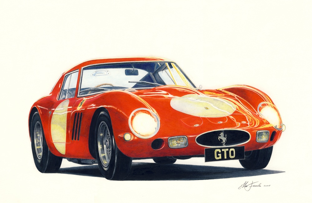 GTO — motorsport artwork by Miha Furlan