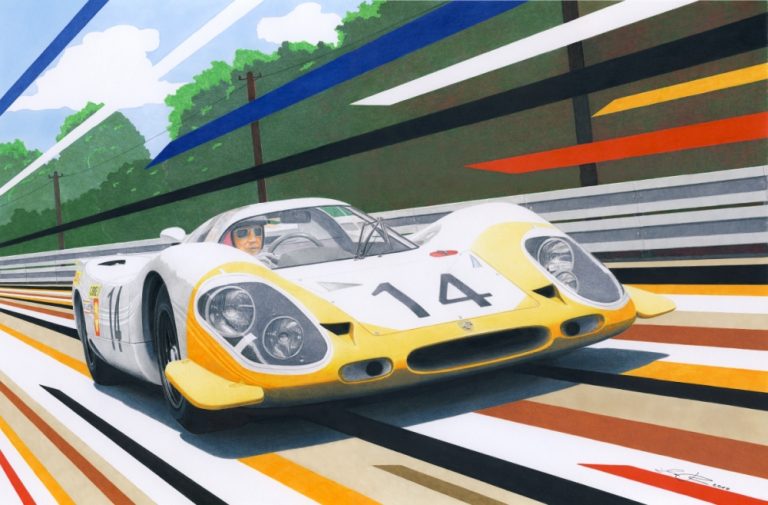 1969 Porsche 917 — motorsport artwork by Miha Furlan