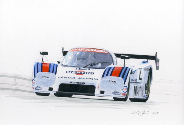 Small drawings — motorsport artwork by Miha Furlan